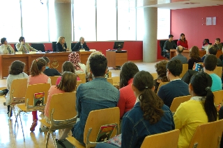 Momento de la presentación de la X Edición de Educando en Justicia en la Región de Murcia 